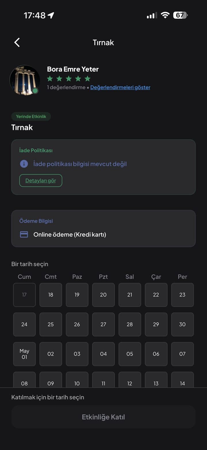 Dive into details, pick a slot