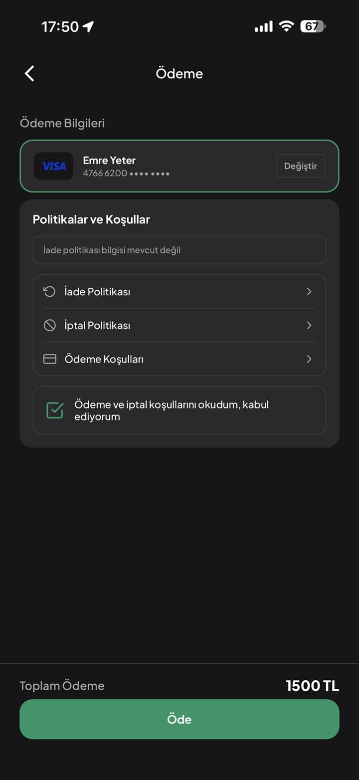 Secure payment & entry